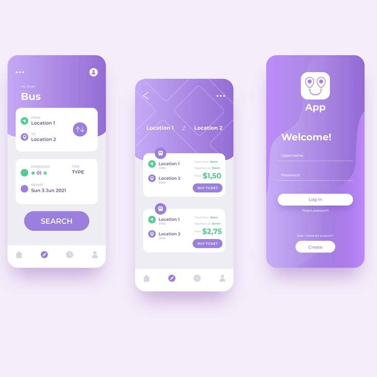 Mobile App UI